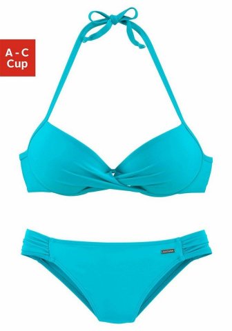 NU 20% KORTING: Push-up-bikini (2-delig), LASCANA