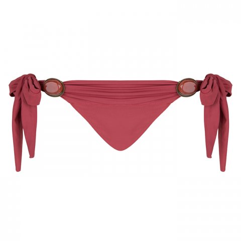 Boho bikini broekje Burgundy