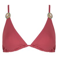 Boho triangel bikini top burgundy