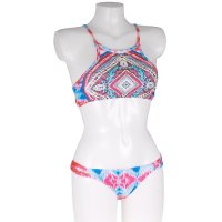 High Neck bikini Aztec print