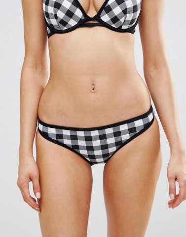 New Look Gingham Bikini Bottom