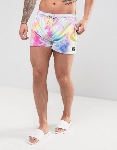 Jaded London Swim Shorts In Tie Dye