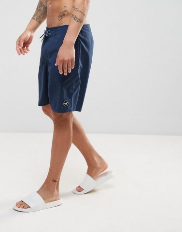 Hollister Solid Plain Board Shorts