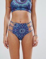 Motel Lattice High Waist Bikini Bottom