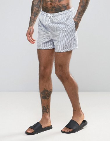 Jack & Jones Swim Shorts Seersucker