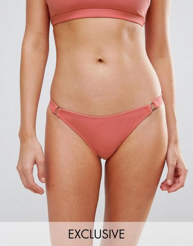 Wolf & Whistle Harness Rib Bikini Bottom