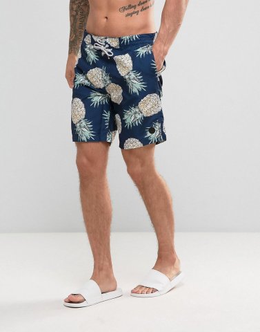 Burton Menswear Pinapple Board Short