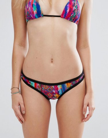 Seafolly Mexican Summer Scuba Hipster Bikini Bottom