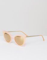 South Beach Oversized Perspex Cateye Sunglasses