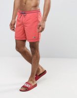 Napapijri Villa Swim Shorts Small Logo in Red