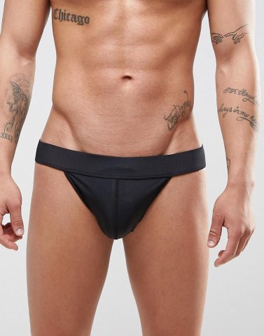 ASOS Swim Tanga Brief In Black