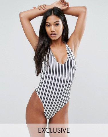 South Beach Stripe Swimsuit