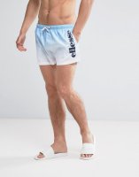 Ellesse Swim Shorts in Blue Dip Dye With Logo