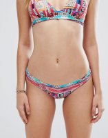 Seafolly Beach Bazaar Reversible Brazilian Bikini Bottom