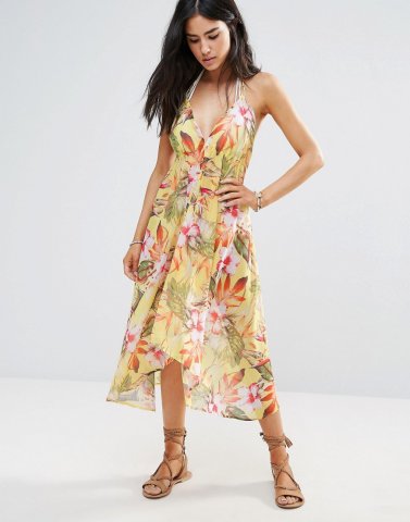 Butterfly By Matthew Williamson Floral Beach Dress