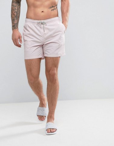 New Look Swim Shorts In Light Pink