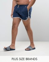 Duke PLUS Swim Shorts In Navy