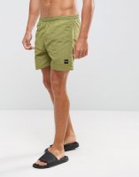 Only & Sons Swim Shorts In Green