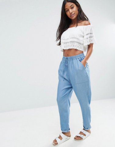 Seafolly Chambray Beach Trouser