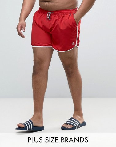 Duke PLUS Swim Shorts In Red