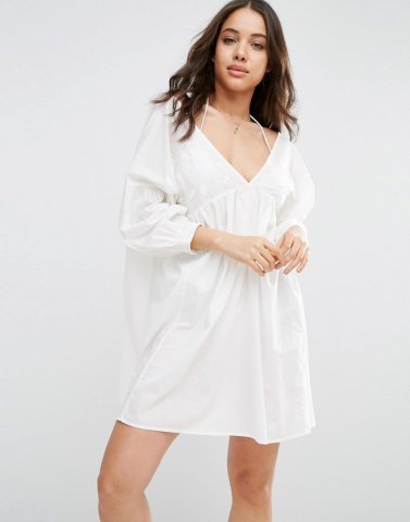 ASOS Beach Cover Up With Embroidery