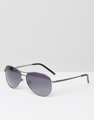 Ted Baker Carter Silver Aviator Sunglasses