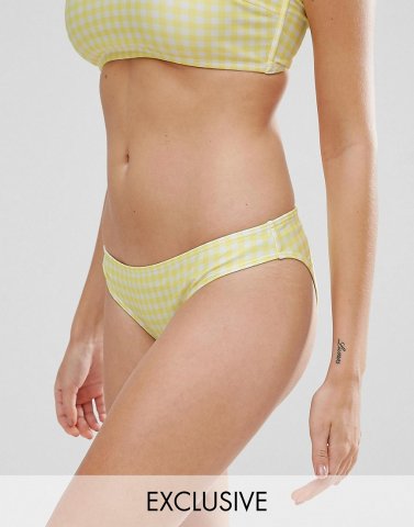 Peek & Beau Gingham Hipster Bikini Bottom