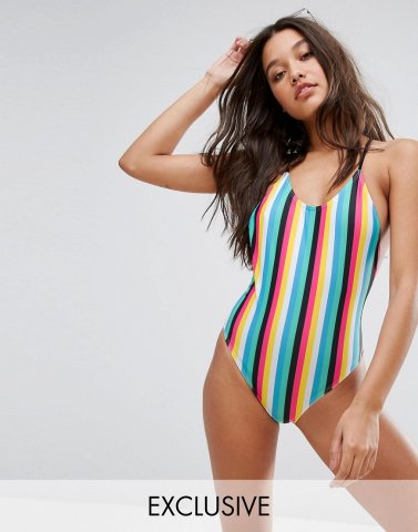 South Beach Stripe Swimsuit