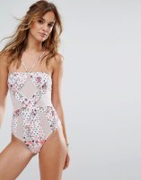 Minkpink Floral Mesh Swimsuit