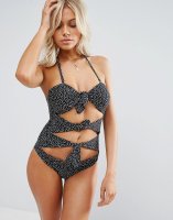 Minkpink Ditsy Spot Bow Swimsuit