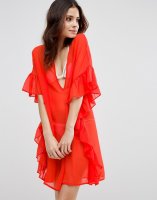 ASOS Beach Cover Up With Frill